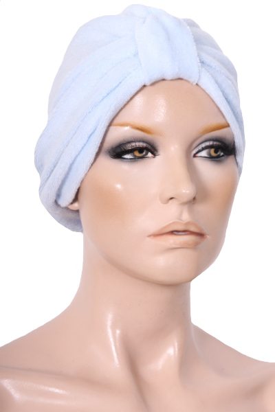 Terry Chemo Turban - Light Blue