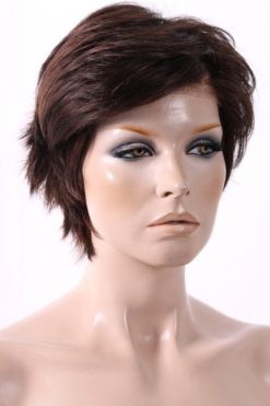 Flip Mono with Lace Front - Colour Dark Chocolate Mix