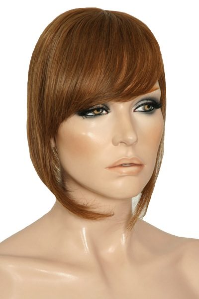 Human Hair Top Piece with Fringe 500 - Colour 6