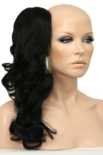 Human Hair Pony Tail Kayla - Colour 1