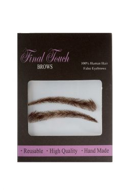 Ladies False Eyebrows - Dark Brown
