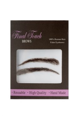 Ladies False Eyebrows - Brown/Black