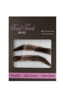 Mens False Eyebrows - Brown Black