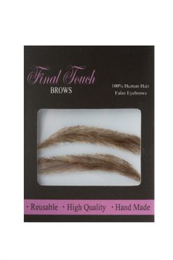 Mens False Eyebrows - Light Brown