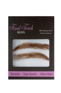 Mens False Eyebrows - Medium Brown
