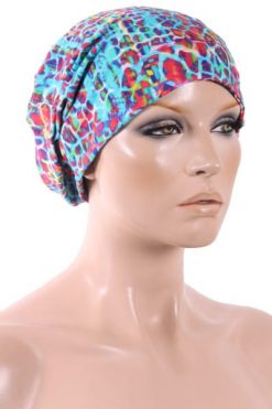 Softie Boho Beanie - Bright Animal Print