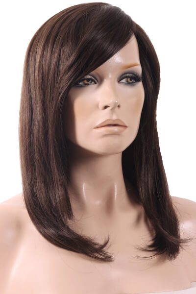 Miley Petite Monopart Lace Front - Colour Light Espresso Mix