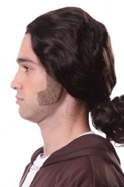 Alternative view of Curved Side Burns 950 - Colour Black