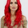 Milan - Lace Front Heat Defiant - Cherry Red