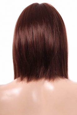 Alternative view of Zion - Lace Front Monopart - Colour Mulberry Brown