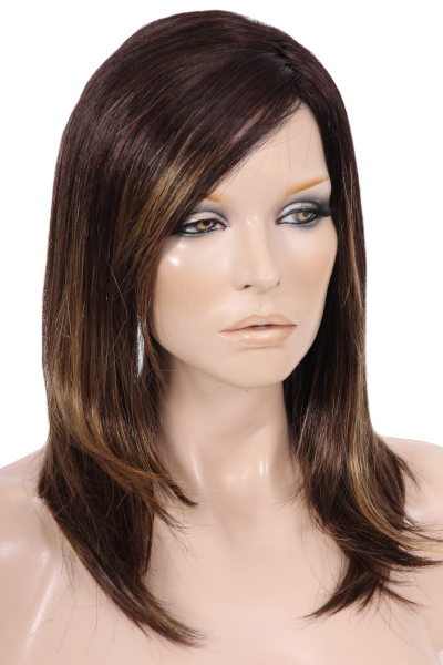 Dakota - Lace Front Monopart - Colour Marble Brown-LR