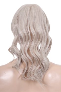 Alternative view of Lace Front Mono Top Wave 14" - Coconut Silver Blonde