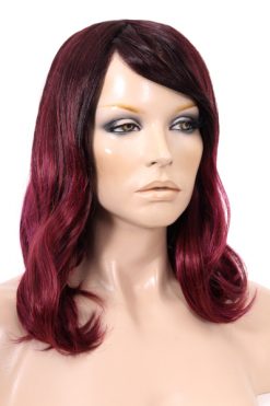 Ryder Lace Front Monofilament - Plumberry Jam-LR