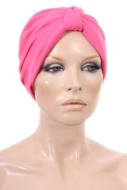Polycotton Turban - Fuchsia