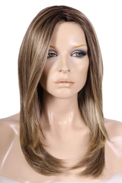 Dolce & Dolce 18" Lace Front Monopart - BrownSugar SweetCream