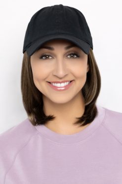 Accent Classic Black Wig Hat