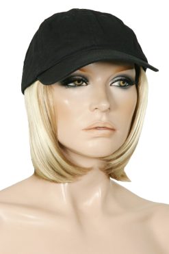 Accent Shorty Black Wig Hat - 14H