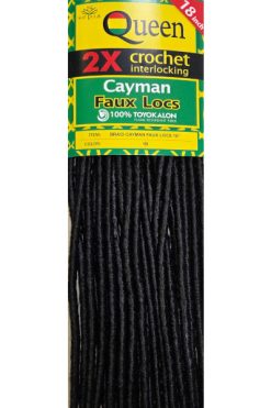 Cayman Faux Locs 18" - Colour 1B