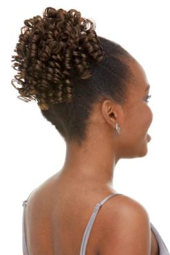 Alternative view of HP-PC Drawstring Curly Wiglet - Colour 1B